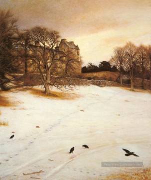  lit Tableaux - Réveillon de Noël 1887 préraphaélite John Everett Millais